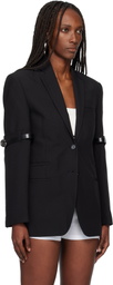 Coperni Black Logo Belted Blazer