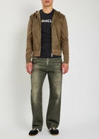 Moncler Logo-appliquéd Hooded Shell and Cotton-blend Jacket Green