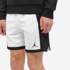Air Jordan Men's Spirit Mesh Short in White/Black