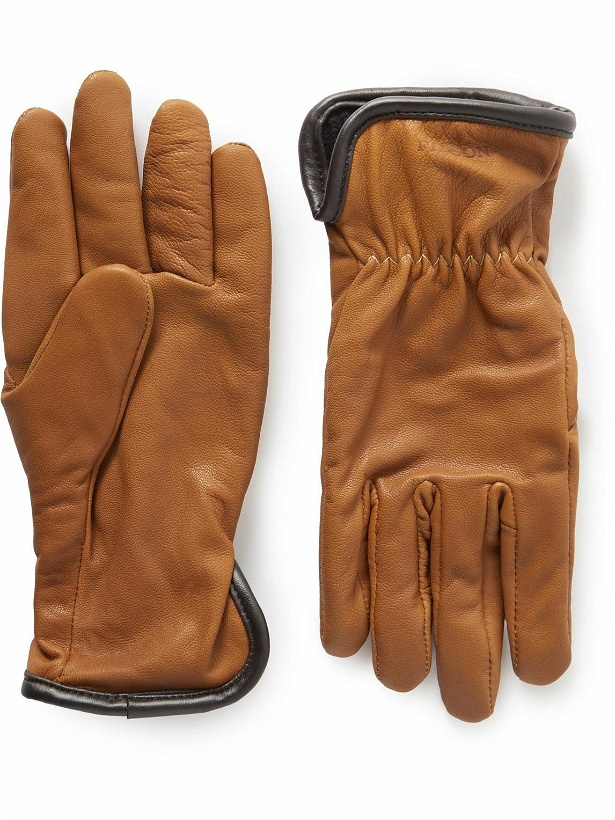 Photo: Filson - Merino Wool-Lined Full-Grain Leather Gloves - Brown