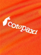 Cotopaxi - Fino Tech Logo-Print Recycled-Jersey T-Shirt - Orange