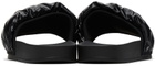Marni Black Puffed Slide Sandals