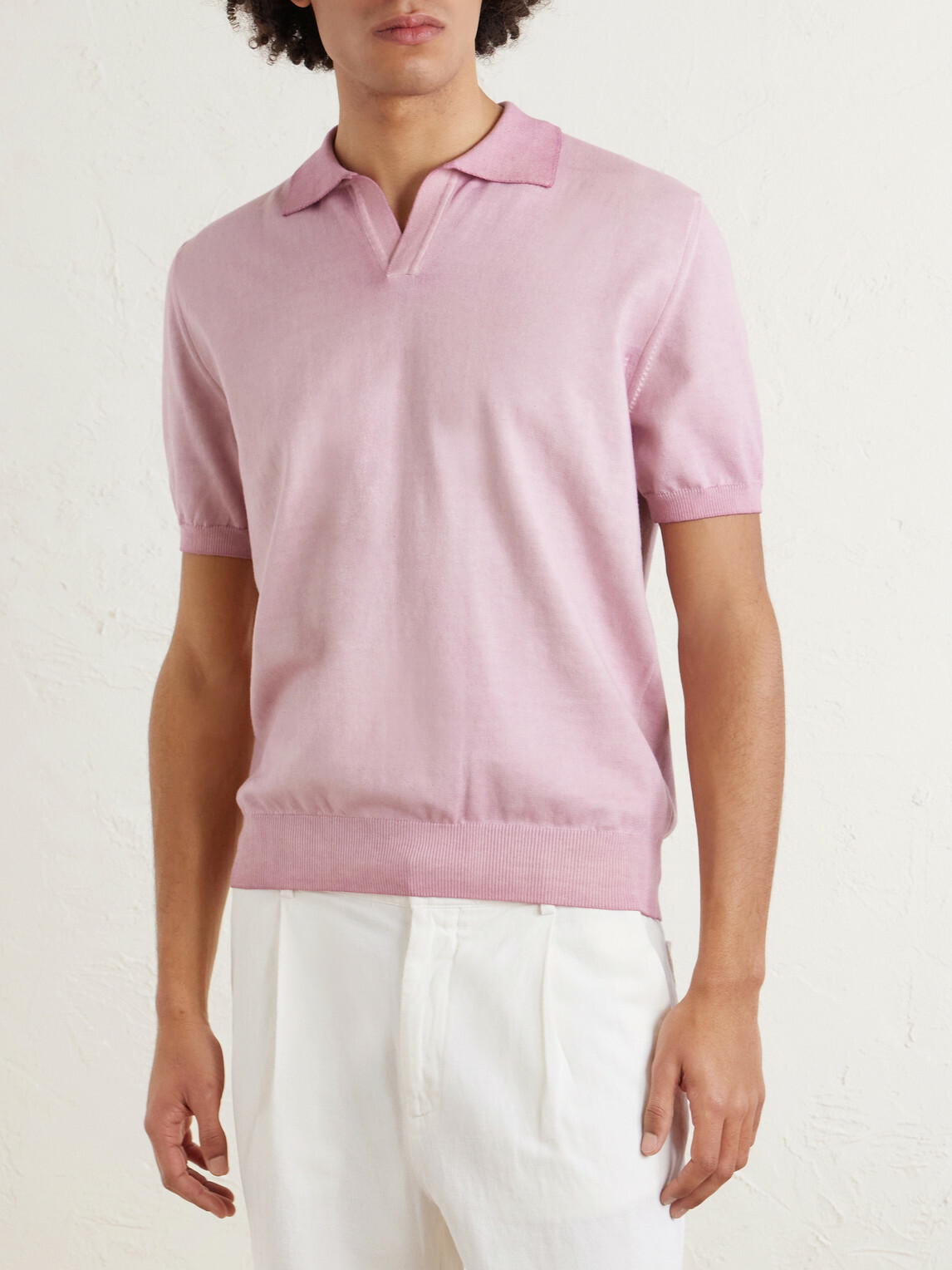 Altea - Cotton Polo Shirt - Pink