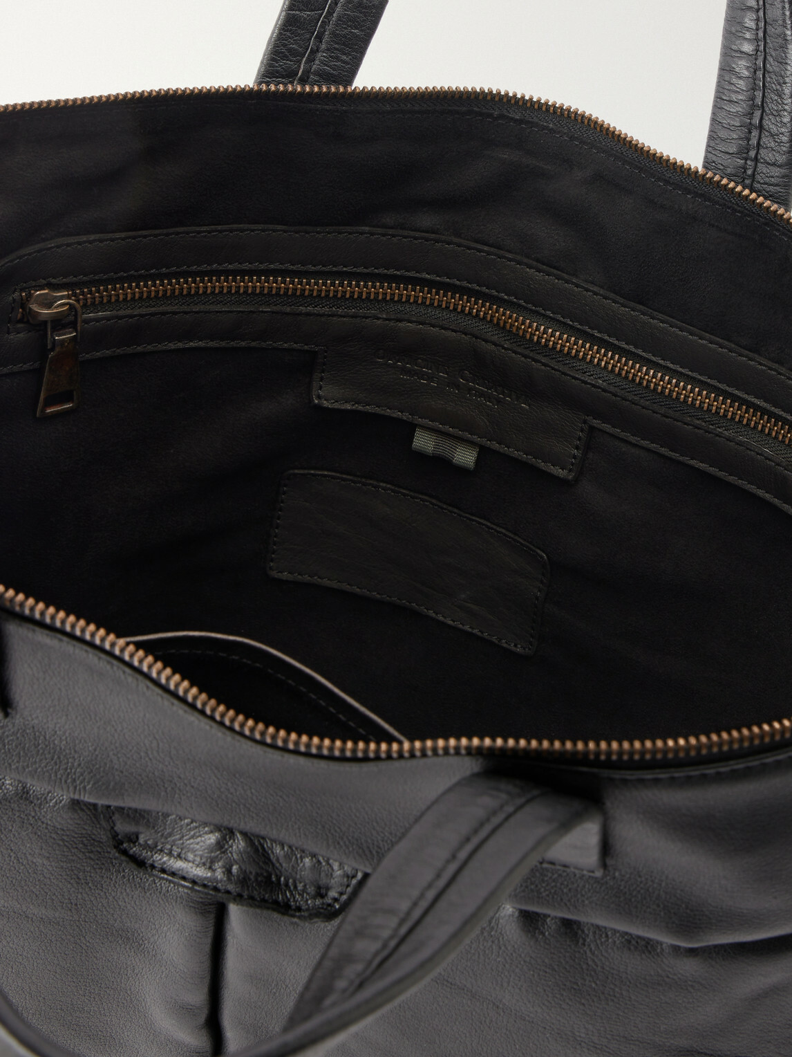 Officine Creative - Helmet/046 Full-Grain Leather Briefcase - Black
