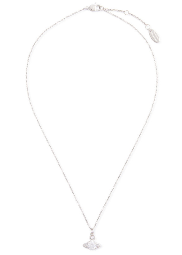 Photo: Vivienne Westwood Reina orb Silver-plated Necklace - One Size