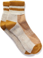 Thunders Love - Athletic Ribbed Cotton-Blend Socks