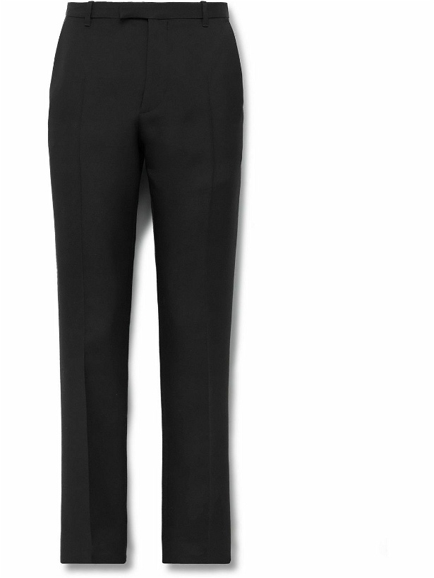 Photo: The Row - Elias Straight-Leg Wool-Blend Suit Trousers - Black