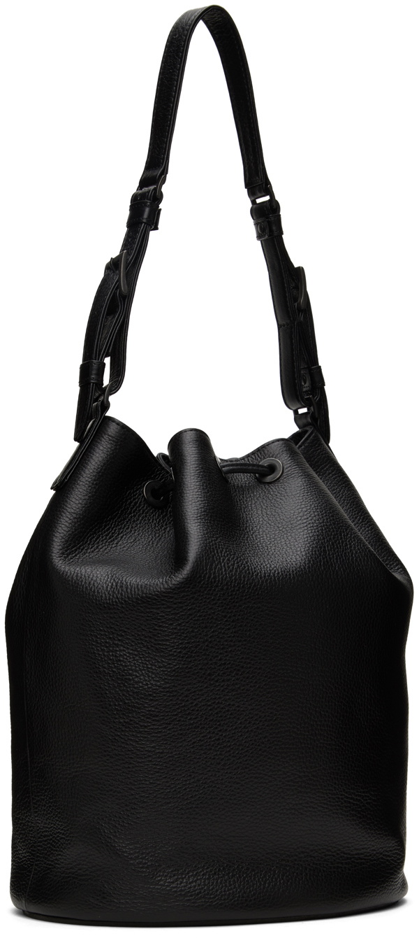 Y's Black Drawstring Shoulder Bag