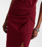 Isabel Marant Nadela gathered cotton jersey midi dress