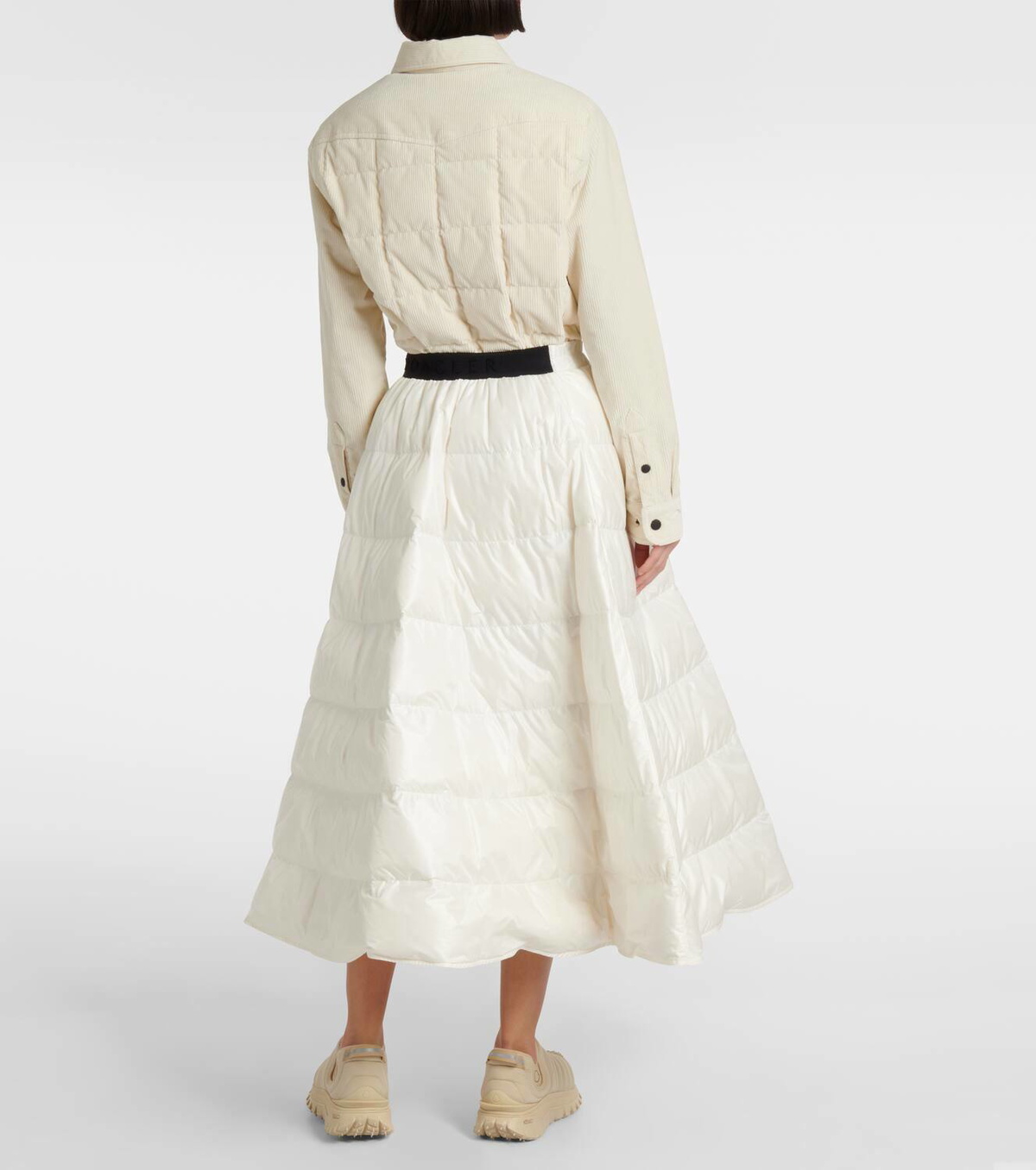 Moncler Quilted midi skirt Moncler
