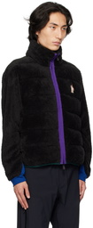 Moncler Grenoble Black Quilted Reversible Down Jacket