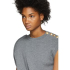 JW Anderson Grey Circle Knit Top