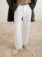 Christian Louboutin - Chambeliboat Full-Grain Nubuck Loafers - Neutrals