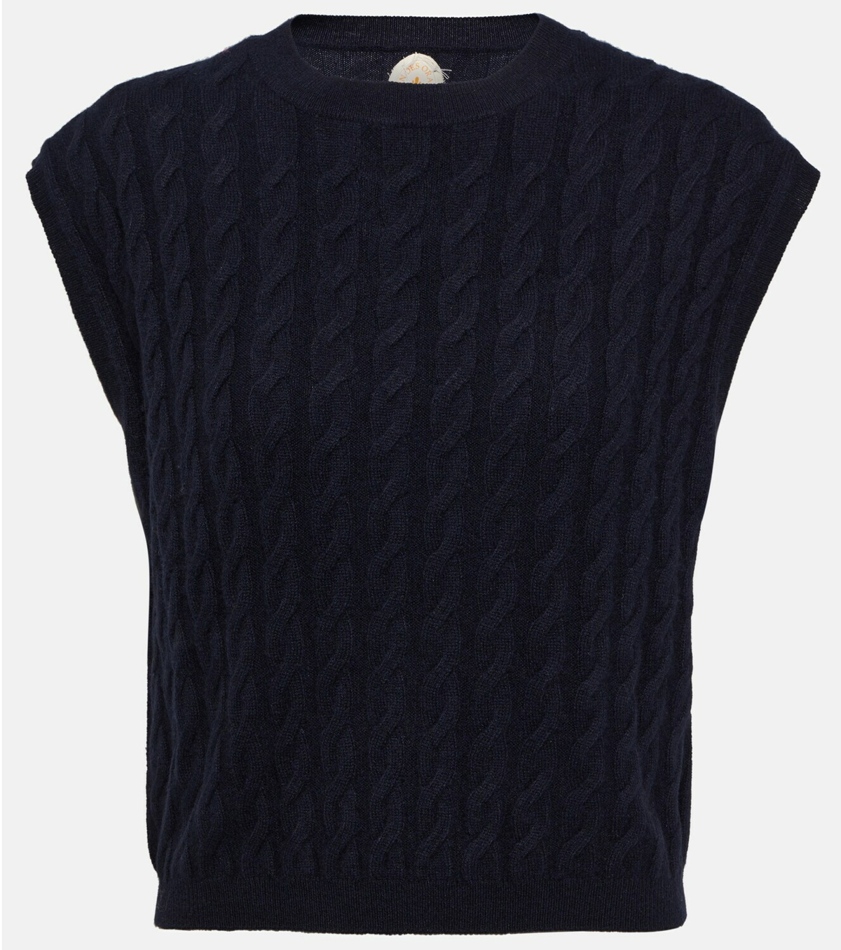 Jardin des Orangers Cable-knit cashmere sweater vest Jardin des Orangers