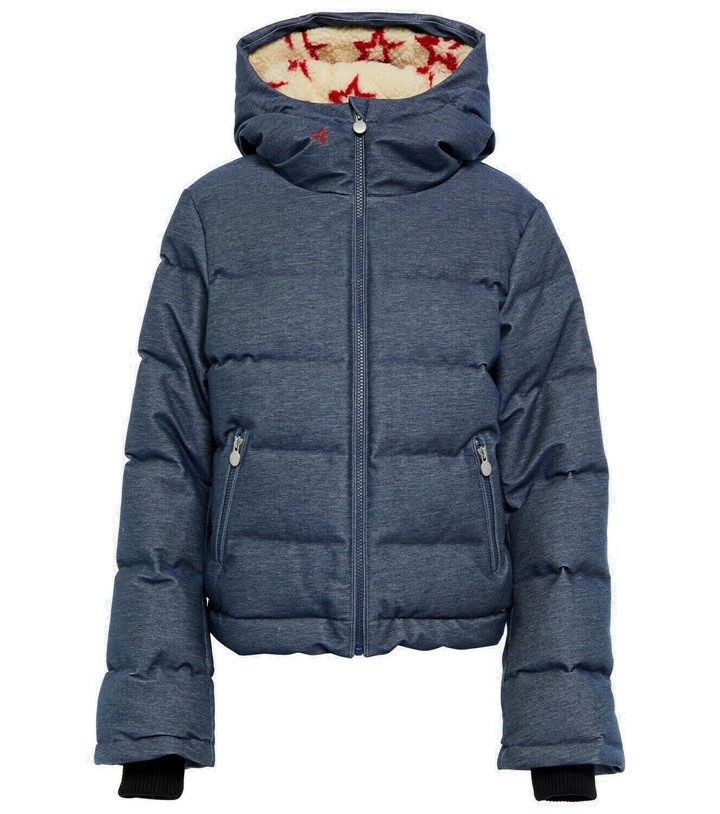 Photo: Perfect Moment Polar Flare denim down jacket