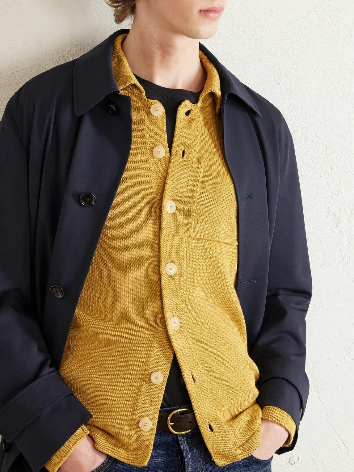 Inis Meáin - Linen Cardigan - Yellow