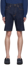 BEAMS PLUS Indigo Relaxed-Fit Denim Shorts