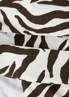 Max Mara Beachwear Silvana Zebra-print Bikini Briefs Brown