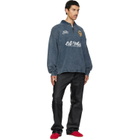 Off-White Navy Sporty 4 Fleece Polo