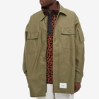 WTAPS Men's Flyers Over Shirt in Olive Drab