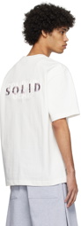 Solid Homme White Pocket T-Shirt