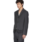 Comme des Garcons Homme Deux Grey Tropical Check Blazer