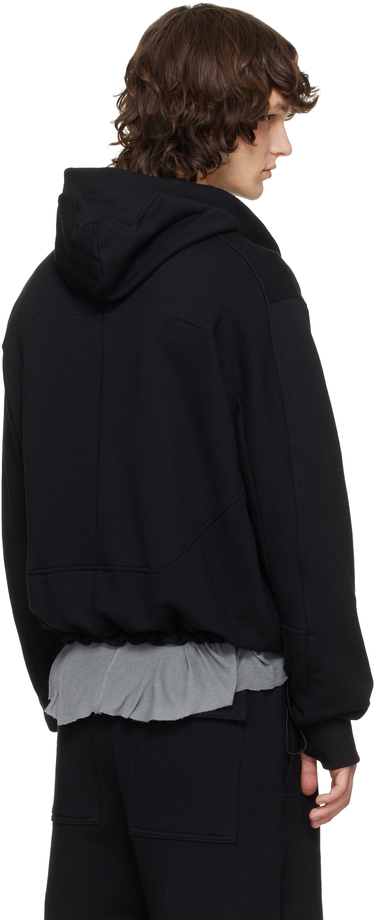 thom/krom Black M SJ 695 Hoodie