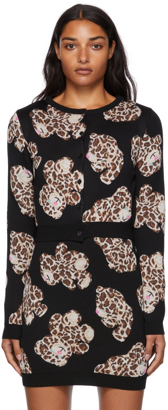 Moschino Cardigan con cappuccio Teddy Bear MUA005 main image 1