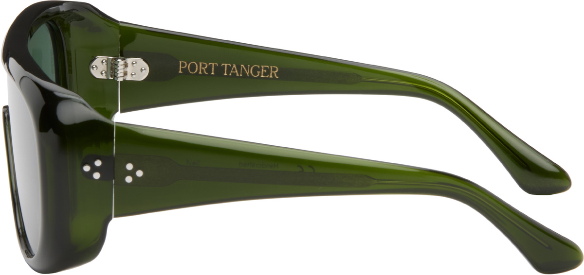 Port Tanger SSENSE Exclusive Green Sayf Sunglasses