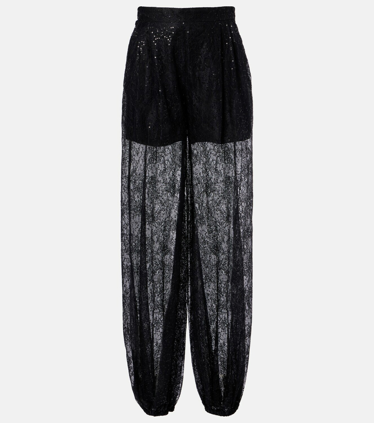 Nina Ricci Sequined lace balloon pants