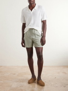 Onia - Cotton-Blend Terry Polo Shirt - Neutrals