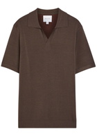 Raith Privida Knit Polo Shirt Brown