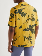 Paul Smith - Camp-Collar Printed Woven Shirt - Yellow