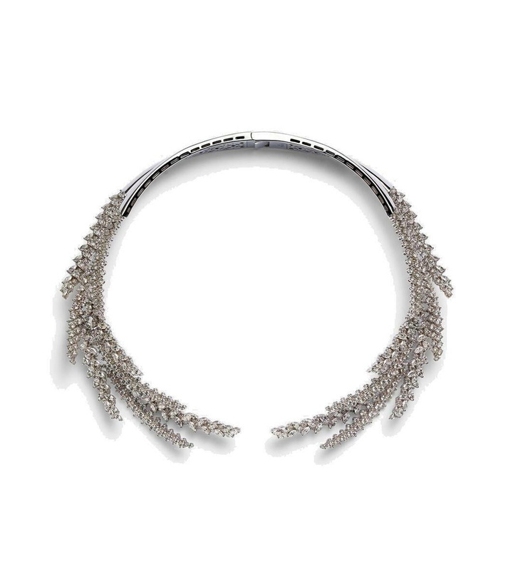 Photo: Yeprem Y-Couture 18kt white gold choker with diamonds