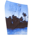 Orlebar Brown - Bulldog Mid-Length Printed Swim Shorts - Blue