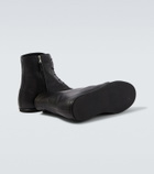 Auralee Leather Derby boots