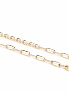 Lizzie Mandler Fine Jewelry 18K Yellow Gold Hubby Knife Edge Necklace