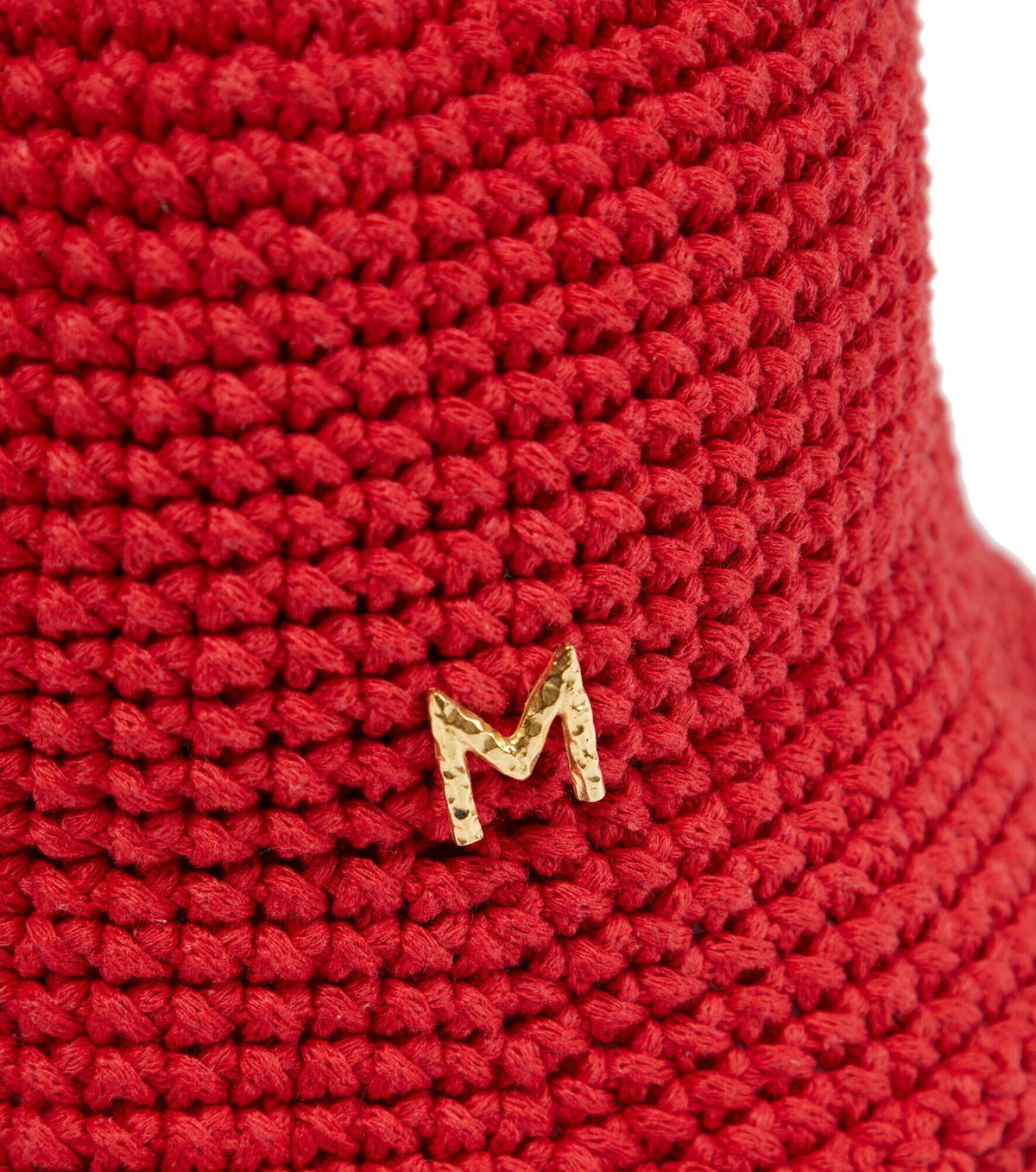 MAGDA BUTRYM CROCHET HAT Crochet cap in cream main image 4