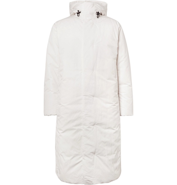 Photo: Theory - Oversized Quilted Shell Hooded Down Coat - White