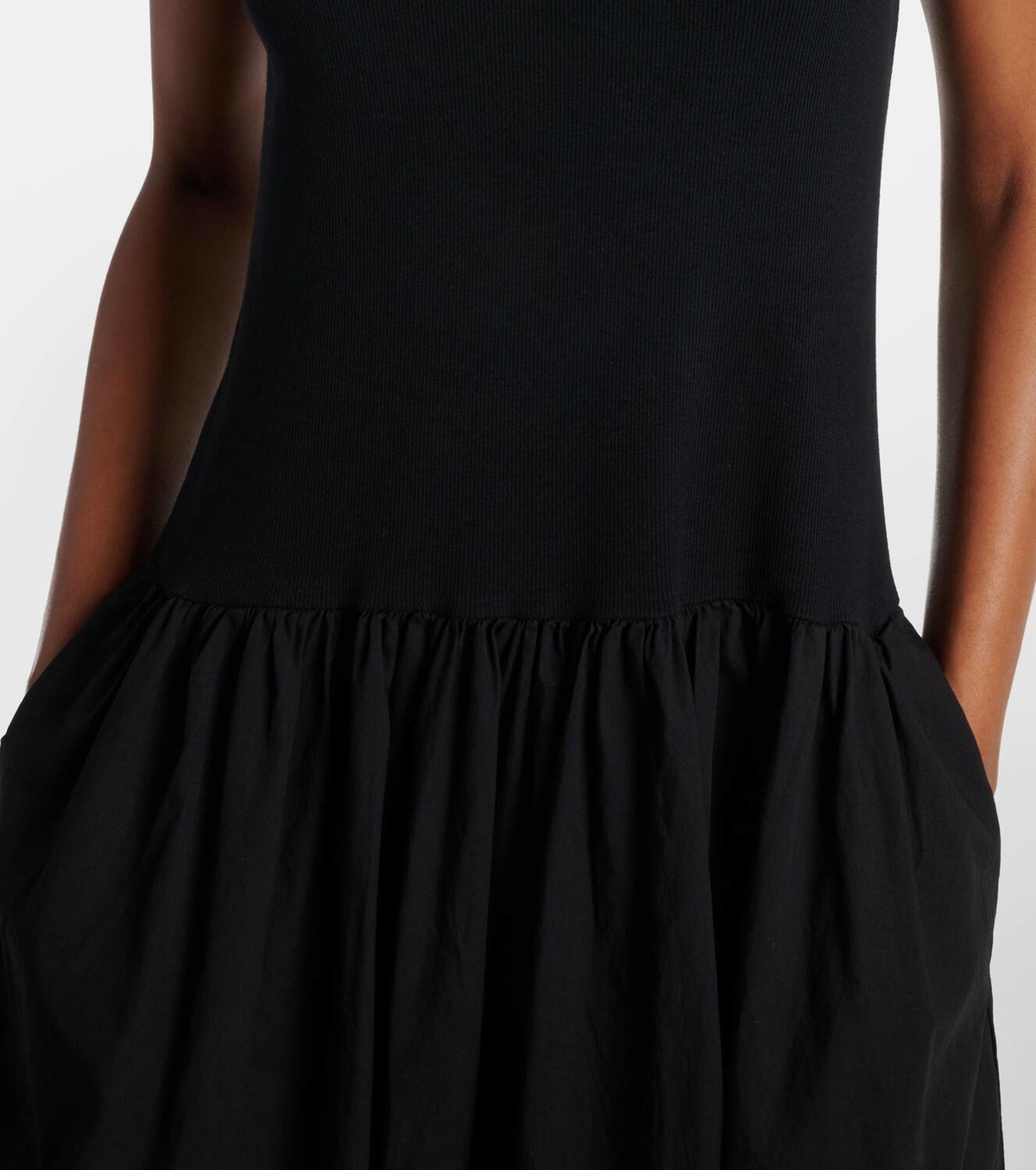 Velvet Amelia cotton-blend maxi dress