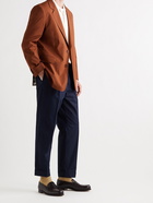 HUGO BOSS - Cemdon Stretch-Cotton Blazer - Brown