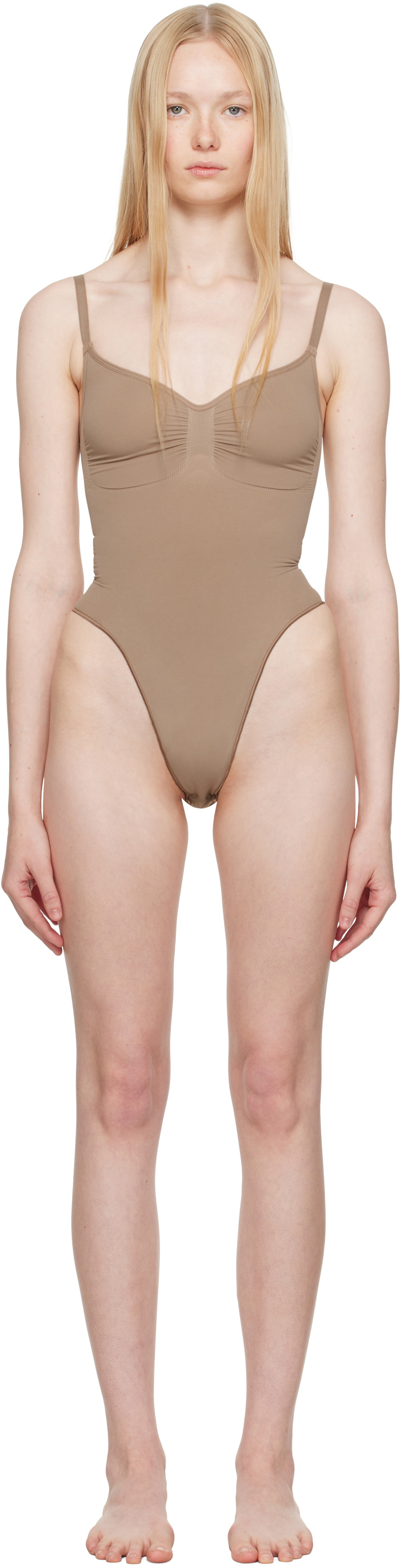 SKIMS Pink After Hours Bodysuit SKIMS