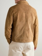 Mr P. - Suede Coach Jacket - Brown