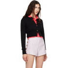 Vivienne Westwood Black Bea Cropped Cardigan