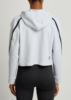 ON Studio Hooded Stretch-jersey Sweatshirt Light Grey