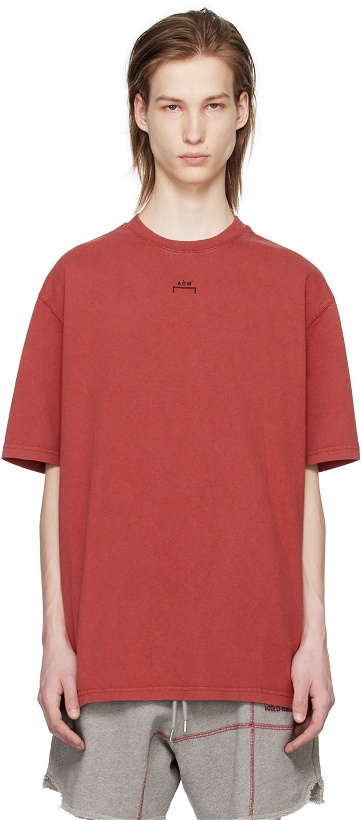 Photo: A-COLD-WALL* Red Essential T-Shirt
