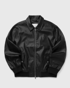 LS FAUX LEATHER BOMBER JACKET