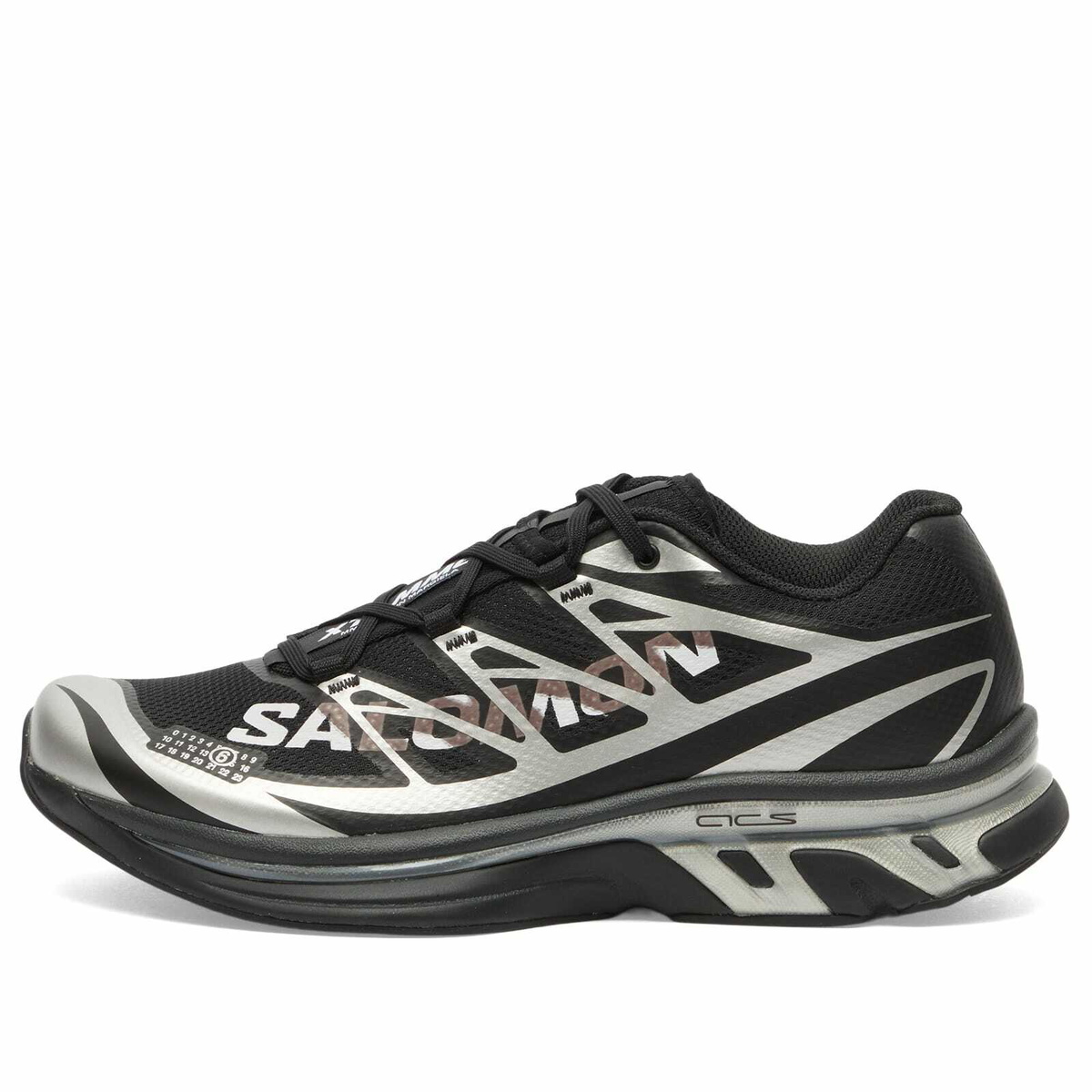 MM6 Maison Margiela Women's x Salomon XT Sneakers in Black/Silver/Phantom
