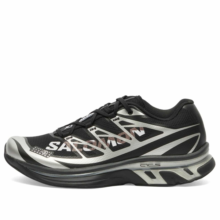 Photo: MM6 Maison Margiela Women's x Salomon XT Sneakers in Black/Silver/Phantom