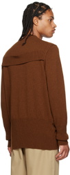 T/SEHNE Orange Strap Cardigan